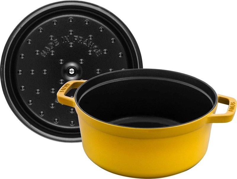 Staub - LA COCOTTE Garnek żeliwny okrągły 3.8 ltr cytrynowy