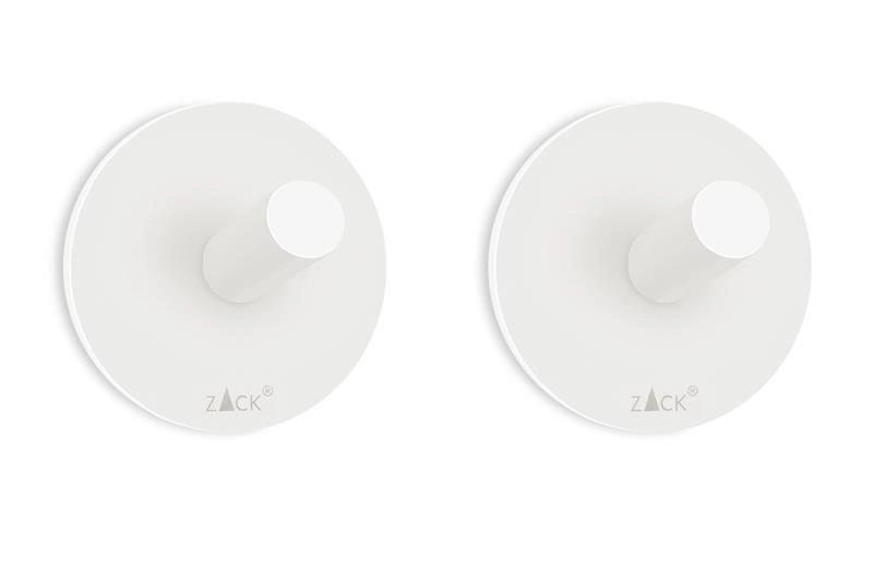 Zack - DUPLO wieszak na ręcznik biały