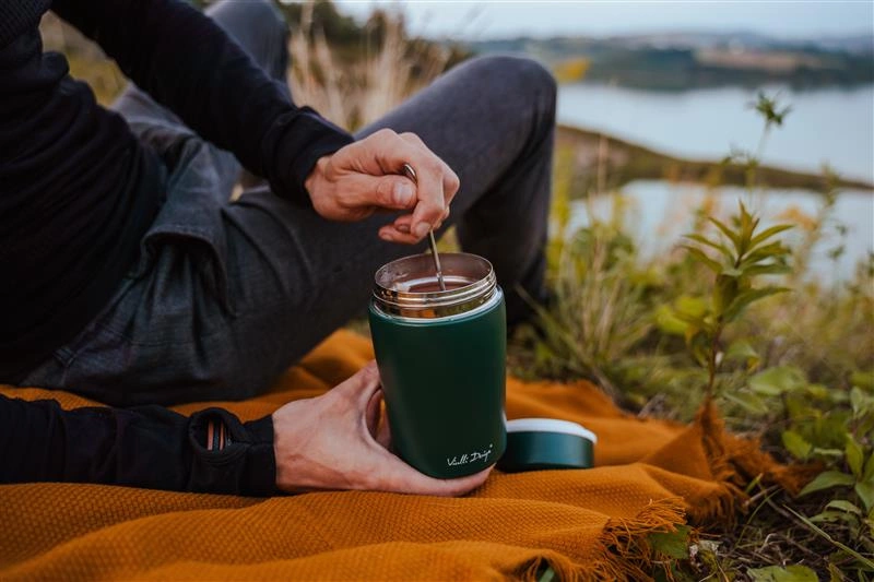 Vialli Design - Termos obiadowy 500ml FUORI zielony