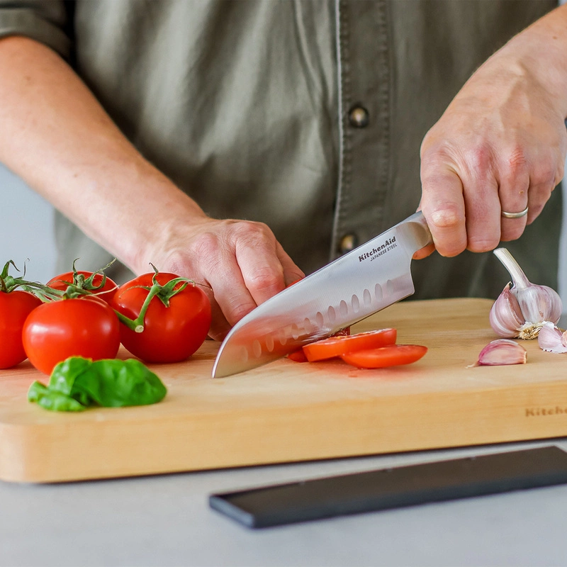 KitchenAid Culinary Tools - noż santoku 18 cm z osłonką