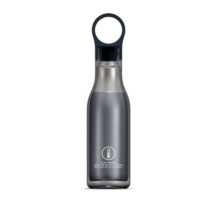 Joseph Joseph - Butelka termiczna 0,5 l stalowa, Loop™