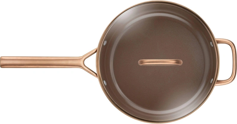 Zwilling - MILANO Patelnia sauté z pokrywką 28 cm brąz