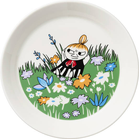 Arabia - Moomin Muminki talerz Mała Mi czerwony 19 cm