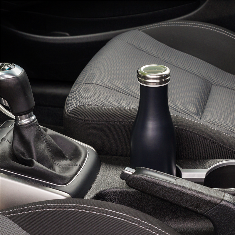 Lurch - butelka termiczna, stalowa, 0,5 l, czarna matowa