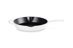 Le Creuset - patelnia żeliwna o smażenia i serwowania 26 cm white