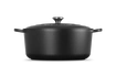 Le Creuset brytfanna żeliwna emaliowana Signature okrągła 34 cm 12 l czarna