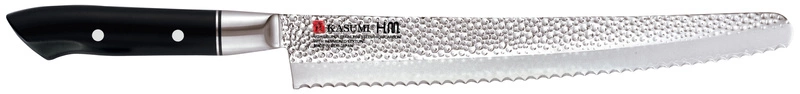 Kasumi - Nóż do chleba kuty VG10 HM dł. 25 cm  młotkowany
