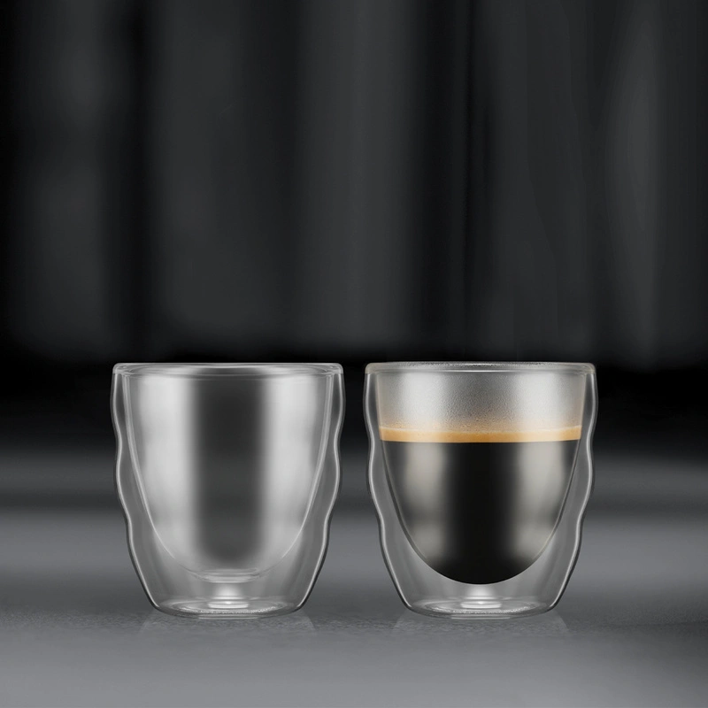 Bodum - szklanki z podwójną ścianką 2 szt. Pilatus 80 ml Transparent