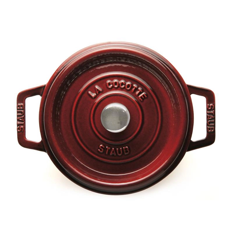 Staub - garnek brytfanna żeliwna bordowa 2,6 l 22 cm