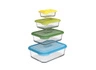 Joseph Joseph- Zest. 4szklanych pojemników Nest Glass Storage