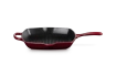 Le Creuset - patelnia żeliwna grillowa z dwoma uchwytami 26 cm garnet