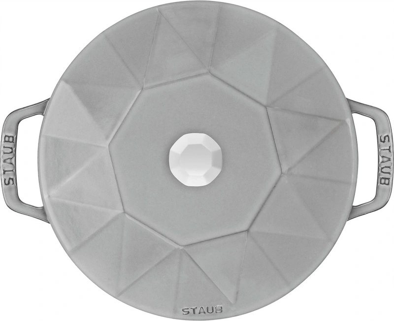 Staub - SPECIAL COCOTTE Garnek żeliwny diament 2.8 ltr, szary