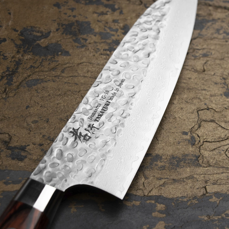 Sakai Takayuki - Hammered VG-10 Nóż Santoku 18 cm