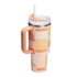 Stanley - Quencher H2.O FlowState™ Tumbler 1.18 L Apricot Court Geo