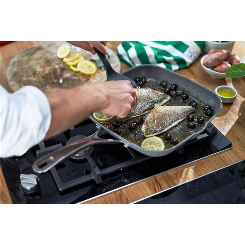 Ballarini - grillowa patelnia indukcyjna 28 cm Salina Granitium