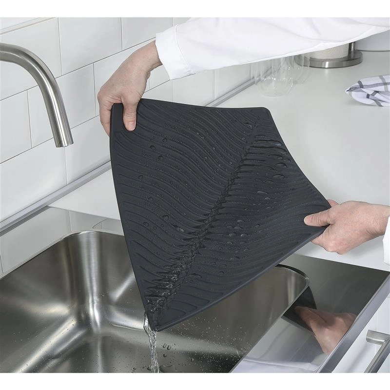 Kuchenprofi - mata do suszenia naczyń, silikon, 40 x 30 cm Wave