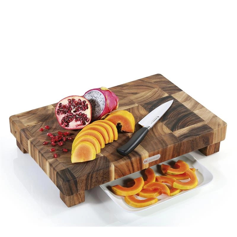 Zassenhaus - blok do krojenia typu end grain, drewno akacji, 45 x 30 x 8,5 cm