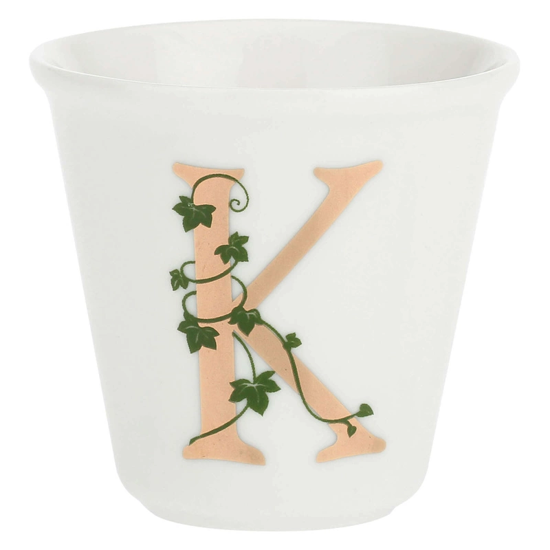 La Porcellana Bianca - filiżanka z łyżeczką 75 ml, Wzór K Unico