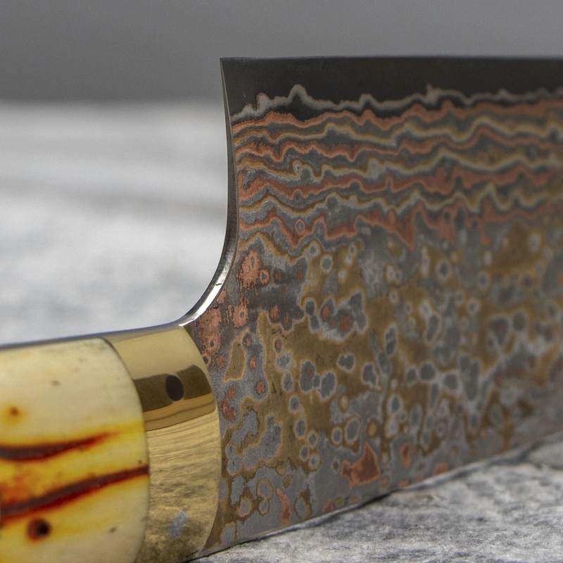 Takeshi Saji - OBB Black VG-10 Color Nóż Bunka 17 cm