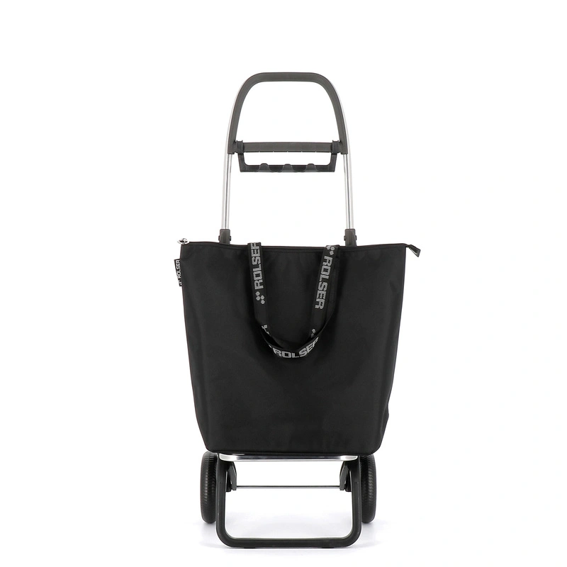 Rolser - Wózek na zakupy Mini Bag Plus MF 2L czarny
