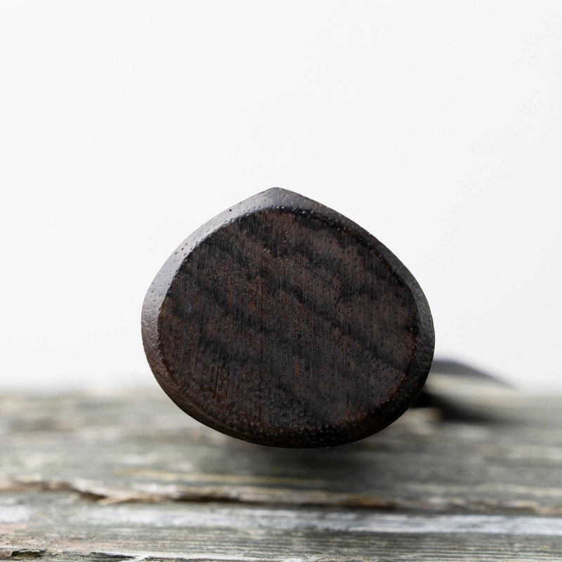 Hideo Kitaoka - Shirogami Satin Damascus Nóż Miroshi Deba 21cm