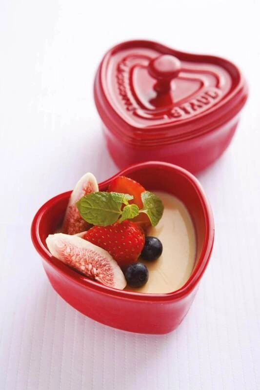Staub - mini cocotte serce 200 ml, czerwony