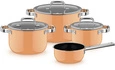 WMF - Zestaw garnków Fusiontec MineralPro papya or. 4 szt