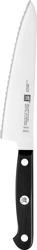Zwilling - Kompaktowy nóż szefa kuchni z ząbkowanym ostrzem Gourmet 14 cm
