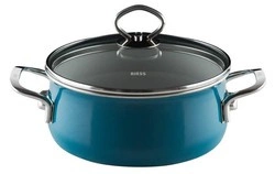 Riess - Garnek Riess niski z pokrywą 24cm Aquamarin