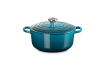 Le Creuset - garnek żeliwny Signature 20 cm 2,4 l deep teal