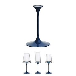 Trebonn - SplitGlass - niebieska nóżka