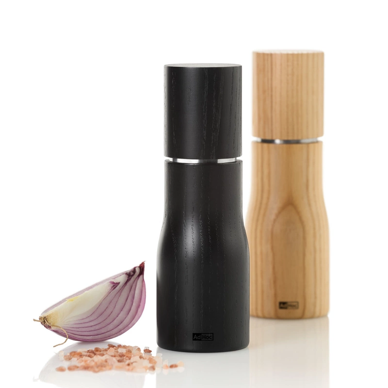 AdHoc - Młynek do pieprzu lub soli Levo S, jesion czarny