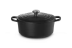 Le Creuset - garnek żeliwny emaliowany Signature 28 czarny