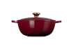 Le Creuset - La Marmite garnek żeliwny rodzinny garnet bordowy 26 cm