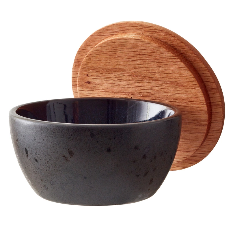 Bitz - Zestaw 3 sztuk misek z pokrywką Black/Dark blue