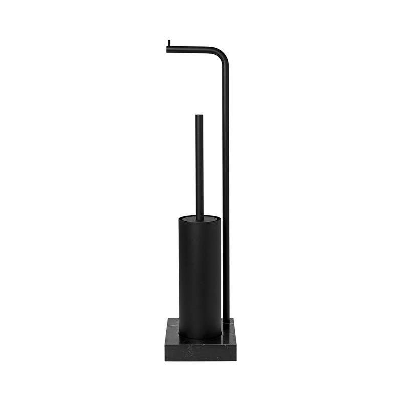 Blomus - STOJAK NA PAPIER TOALETOWY I SZCZOTKĘ MODO, BLACK