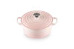 Le Creuset - garnek żeliwny emaliowany Signature 28 shell pink