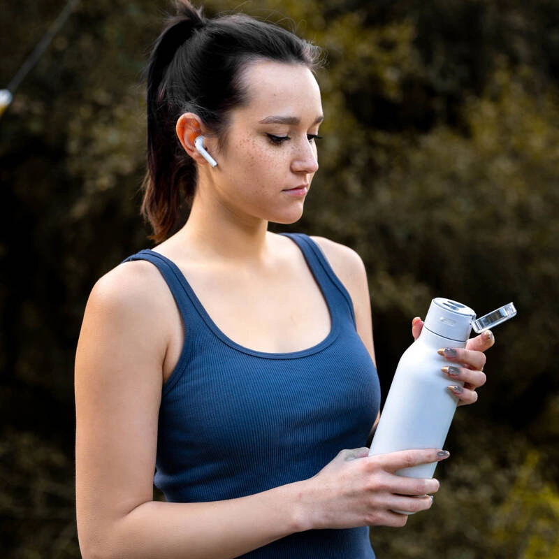 Asobu - Butelka termiczna H2 AUDIO WHITE 600ml