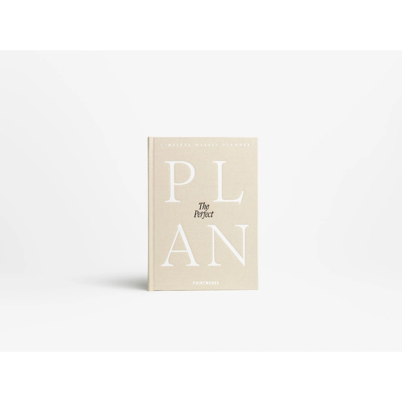 Printworks - Planer tygodniowy- The Perfect Plan, Beżowy