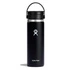 Hydro Flask - Butelka 20 oz Wide Flex, czarna