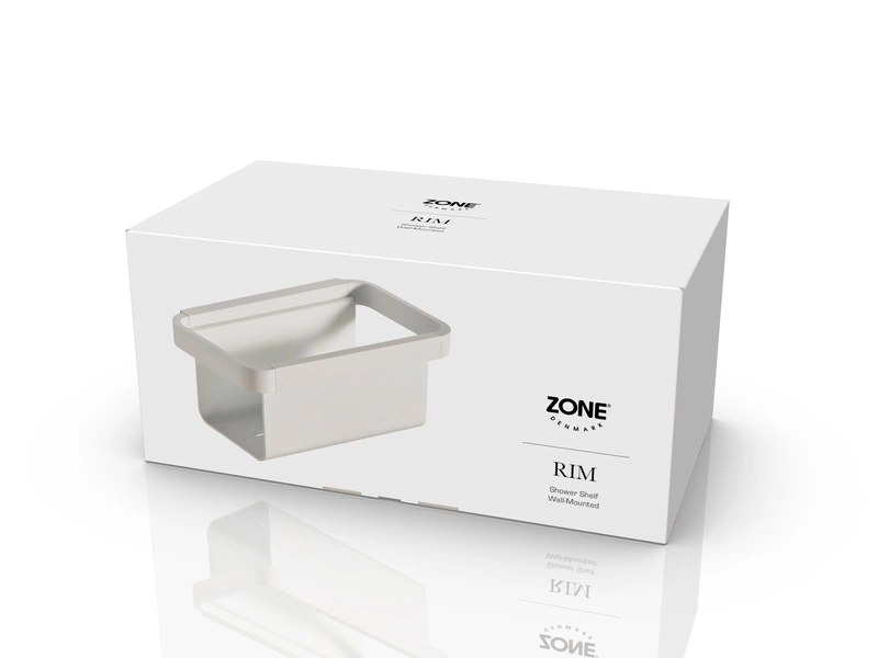 Zone Denmark - Półka prysznicowa głęboka Rim White