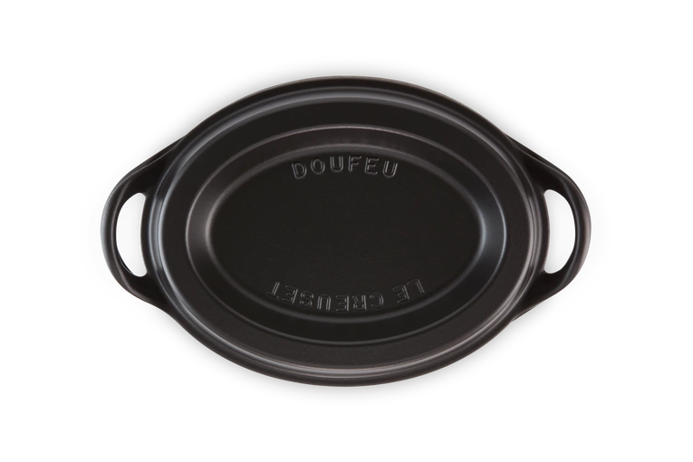 Le Creuset - brytfanna żeliwna Doufeu owalna 32 cm 7,2 l czarna