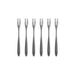 Byon - widelczyki do przekąsek, 6 szt., stal niedzewna, 12,5 cm Fiesta