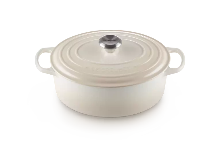Le Creuset - brytfanna żeliwna Signature 29 cm 4,7 l meringue