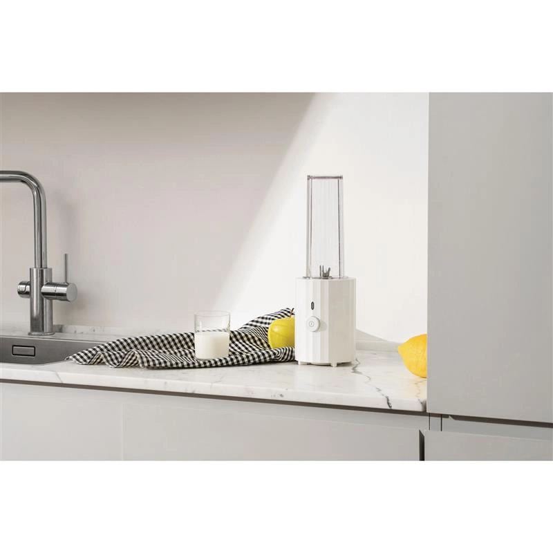 Alessi - blender ON THE GO, biały Plisse