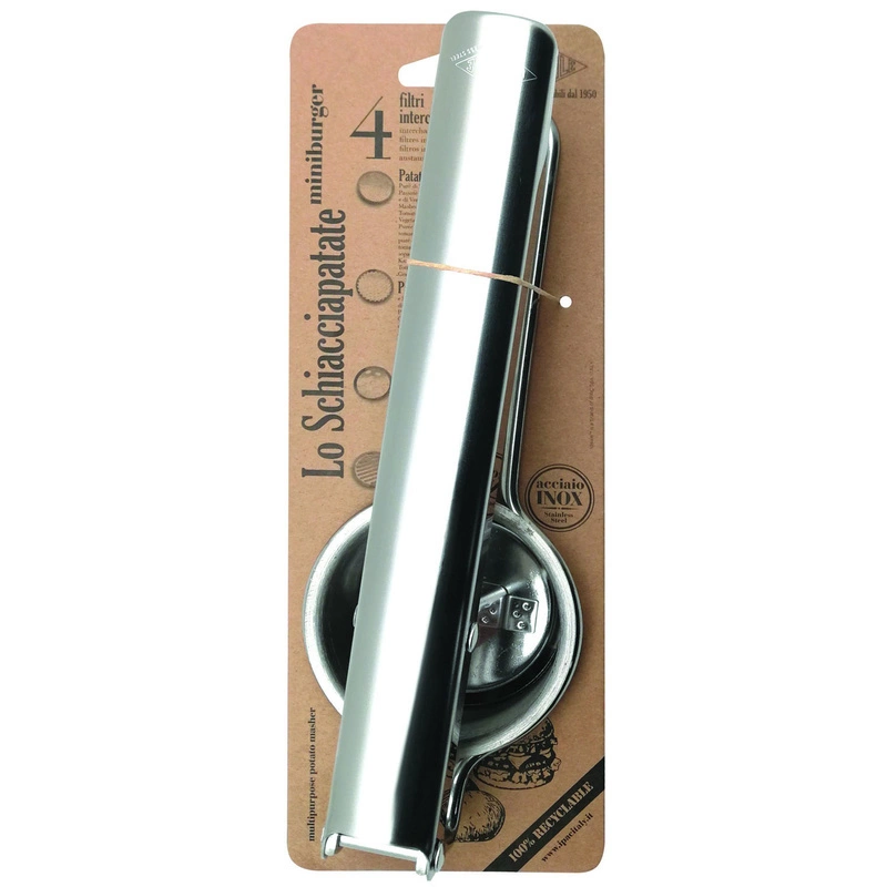 IDEALE - Praska do ziemniaków z 4 dyskami, stal