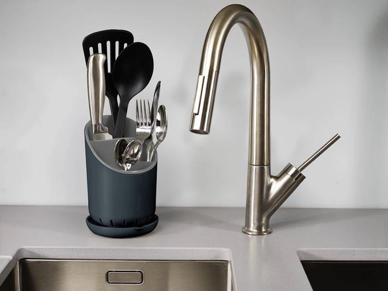 Joseph Joseph - Ociekacz na sztućce, szary, Dock