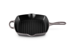 Le Creuset - patelnia żeliwna grillowa z dwoma uchwytami 26 cm Flint