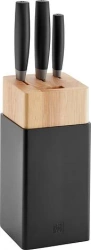 Zwilling - zestaw 3 noży w bloku czarny Now S