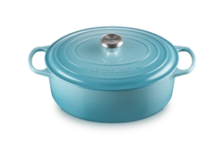 Le Creuset - brytfanna żeliwna emaliowana Signature 31 cm 6,3 l karaibska